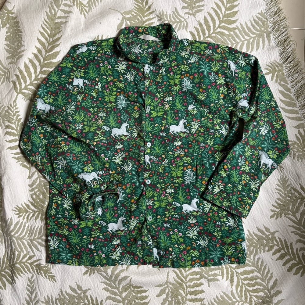 Printfresh Unicorn’s Garden Pajama Top